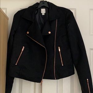 Lauren Conrad Suede Moto jacket